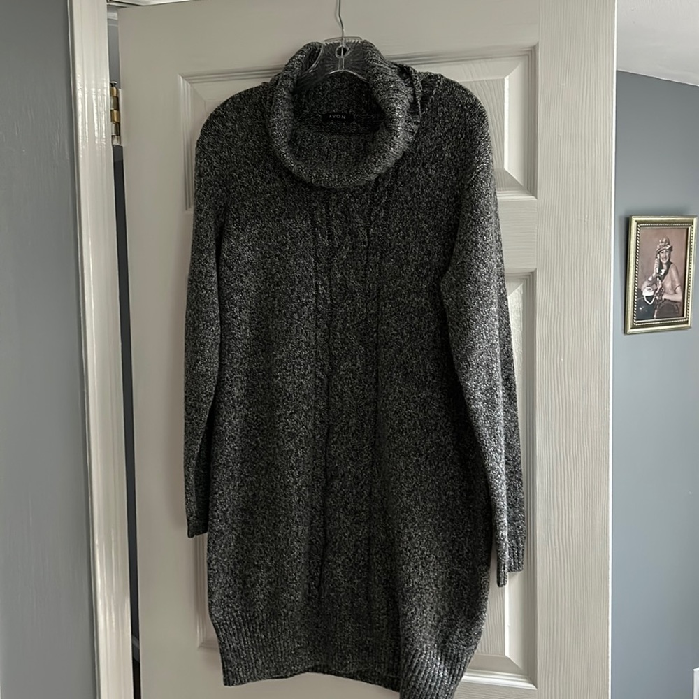 Dark grey long sweater